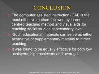 COMPUTER ASSISTED INSTRUCTION | PPTX