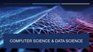 COMPUTER SCIENCE & DATA SCIENCE
 