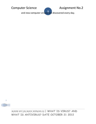 Computer science assignment 2 | DOCX