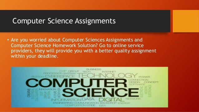 computer science assignment meaning