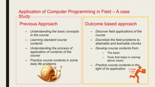 Computer science curriculum based on Program learning outcomes and ...