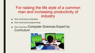 Computer science curriculum based on Program learning outcomes and ...