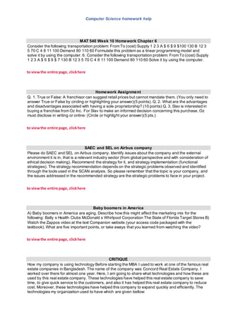 Computer science homework help | PDF