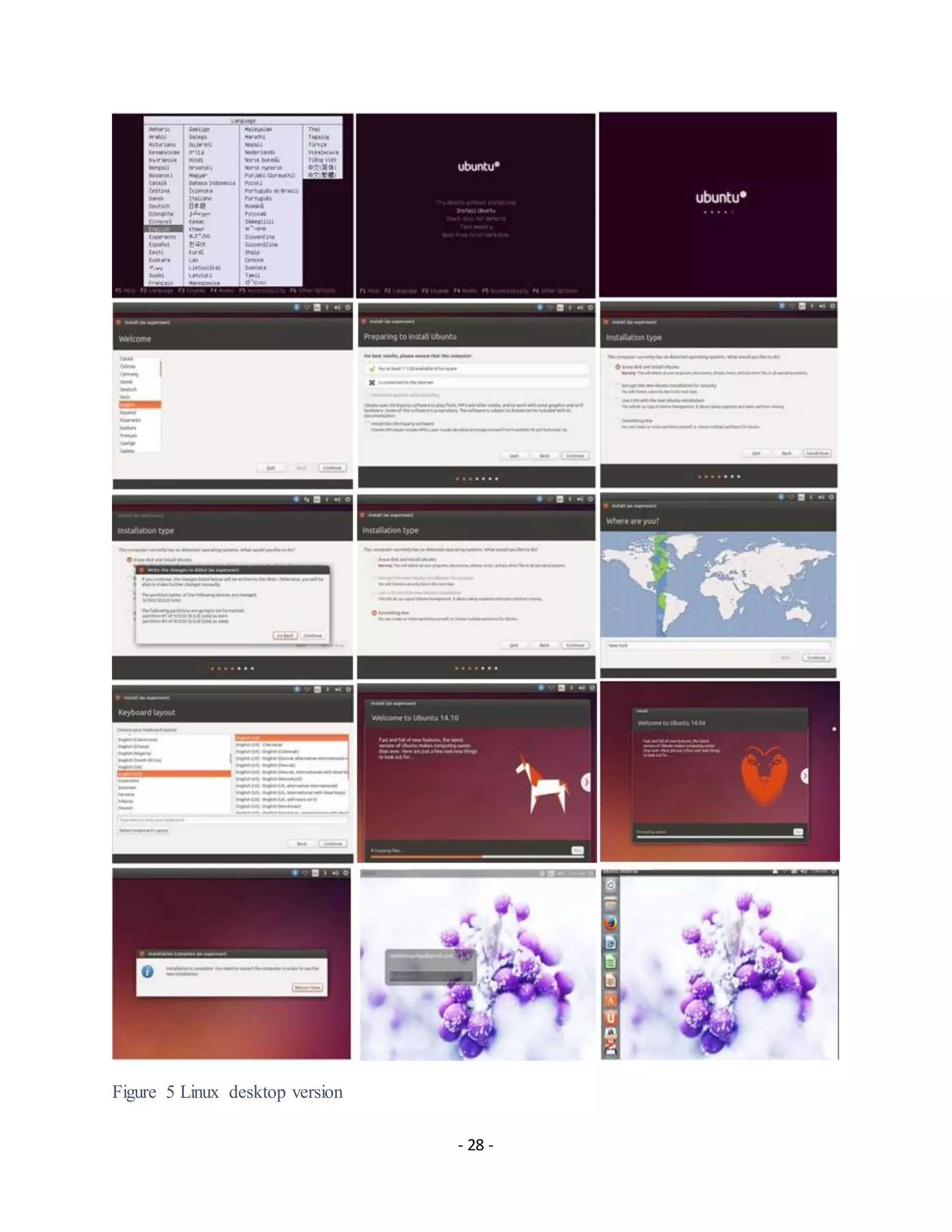 - 28 -
Figure 5 Linux desktop version
 