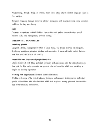 Computer science industrial training report carried out at web info net ...