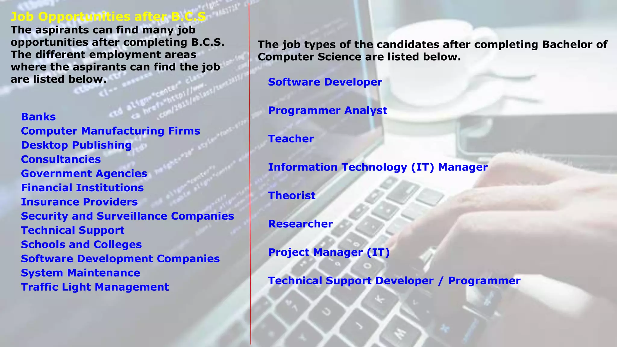 Computer science & IT Engineering. | PPTX