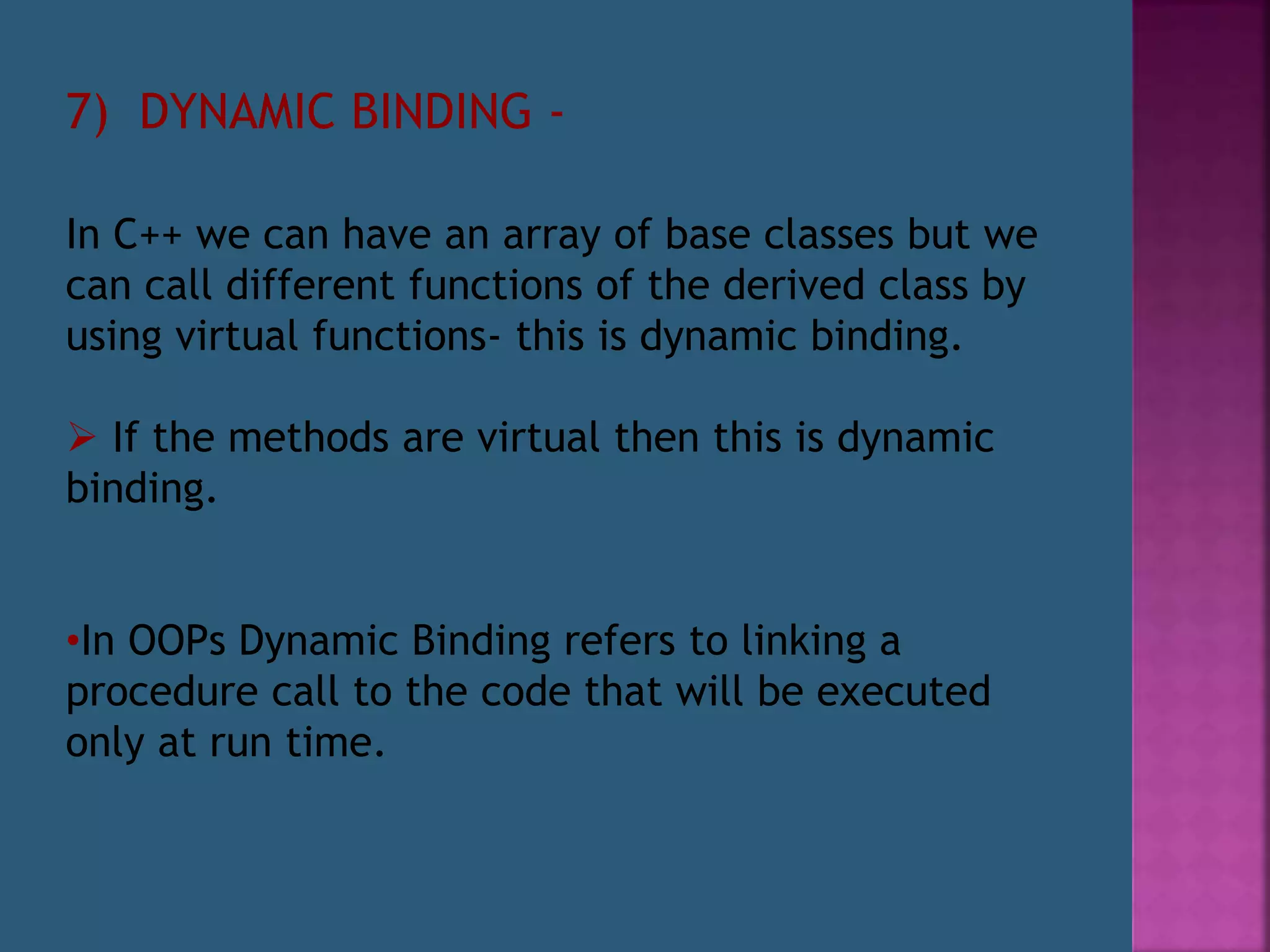 Object Oriented Programming | PPT