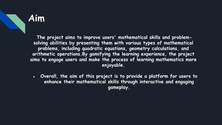 Computer Science project calculation game by python.pptx