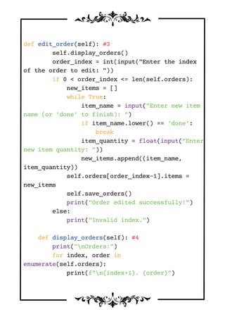 Computer Science Project- Laundry Management System