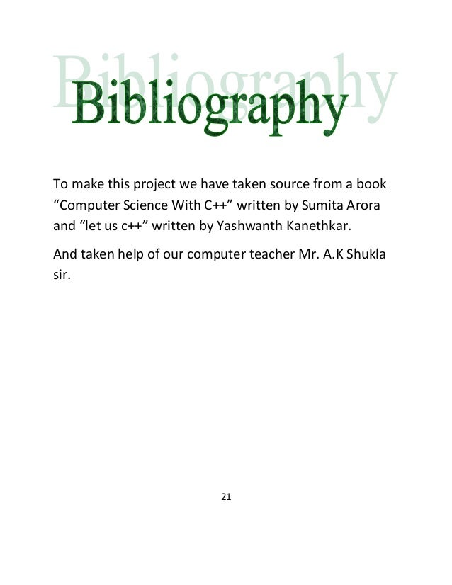 How to write preface of a project