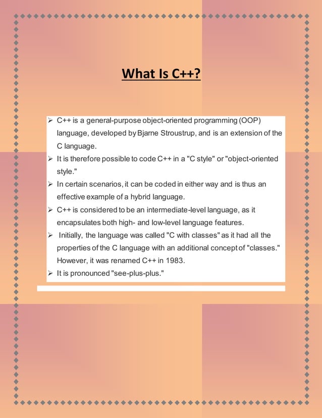 Computer science project work on C++ | PDF