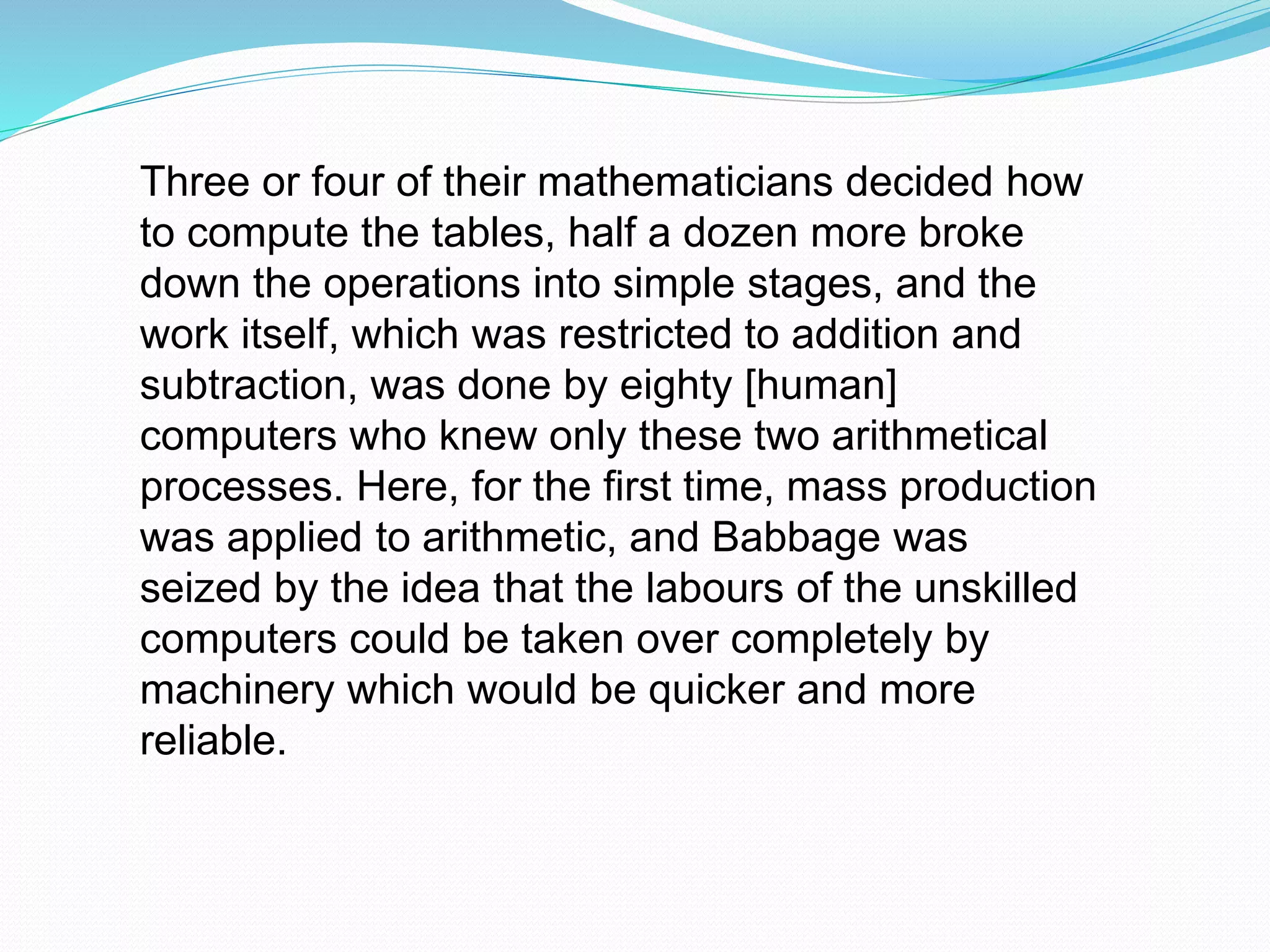 Charles Babbage - Computer Scientist | PPTX