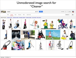 Unmoderated image search for
“Computer Scientist”

C

Thursday, 17 October 13

 