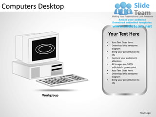 Computers desktop powerpoint presentation slides ppt templates | PDF