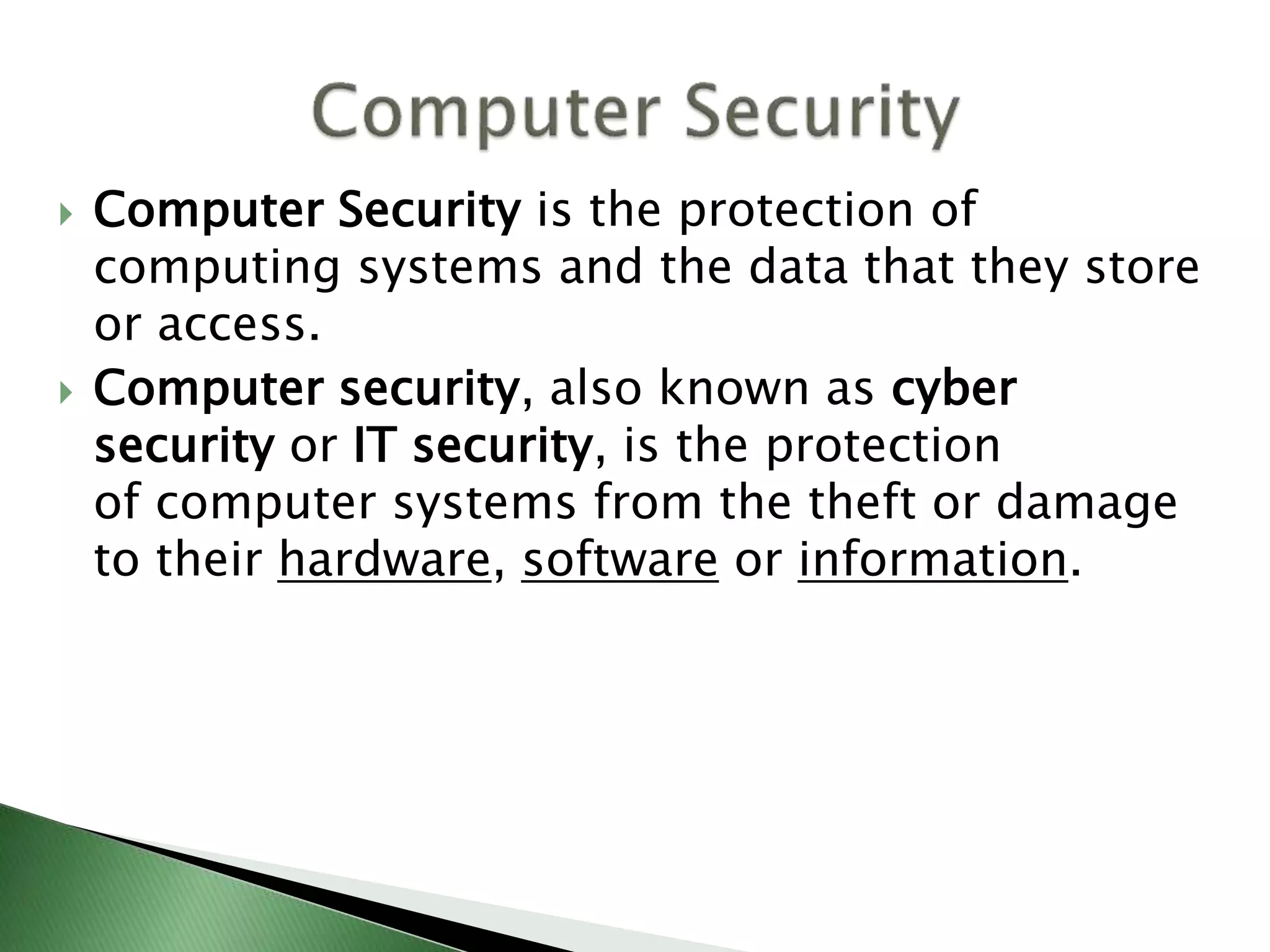 Computer security | PPT