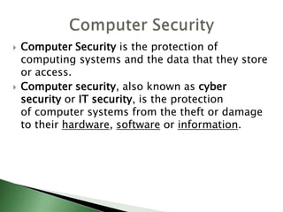 Computer security | PPT