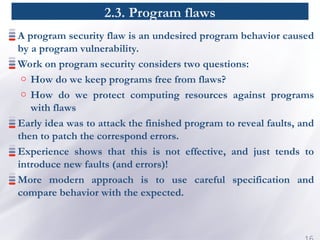 Computer Program Careful Computer Securityyyyyyyy - Chapter 2.ppt