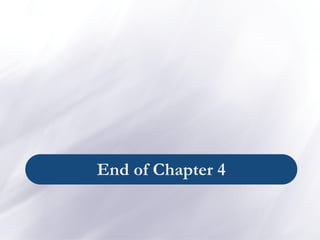 End of Chapter 4
 