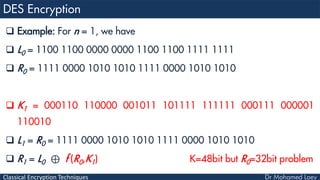 Computer Security Lecture 4: Block Ciphers and the Data Encryption ...