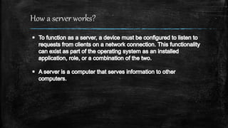 Computer server | PPTX