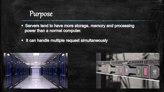Server Description Computer Computer server | PPTX