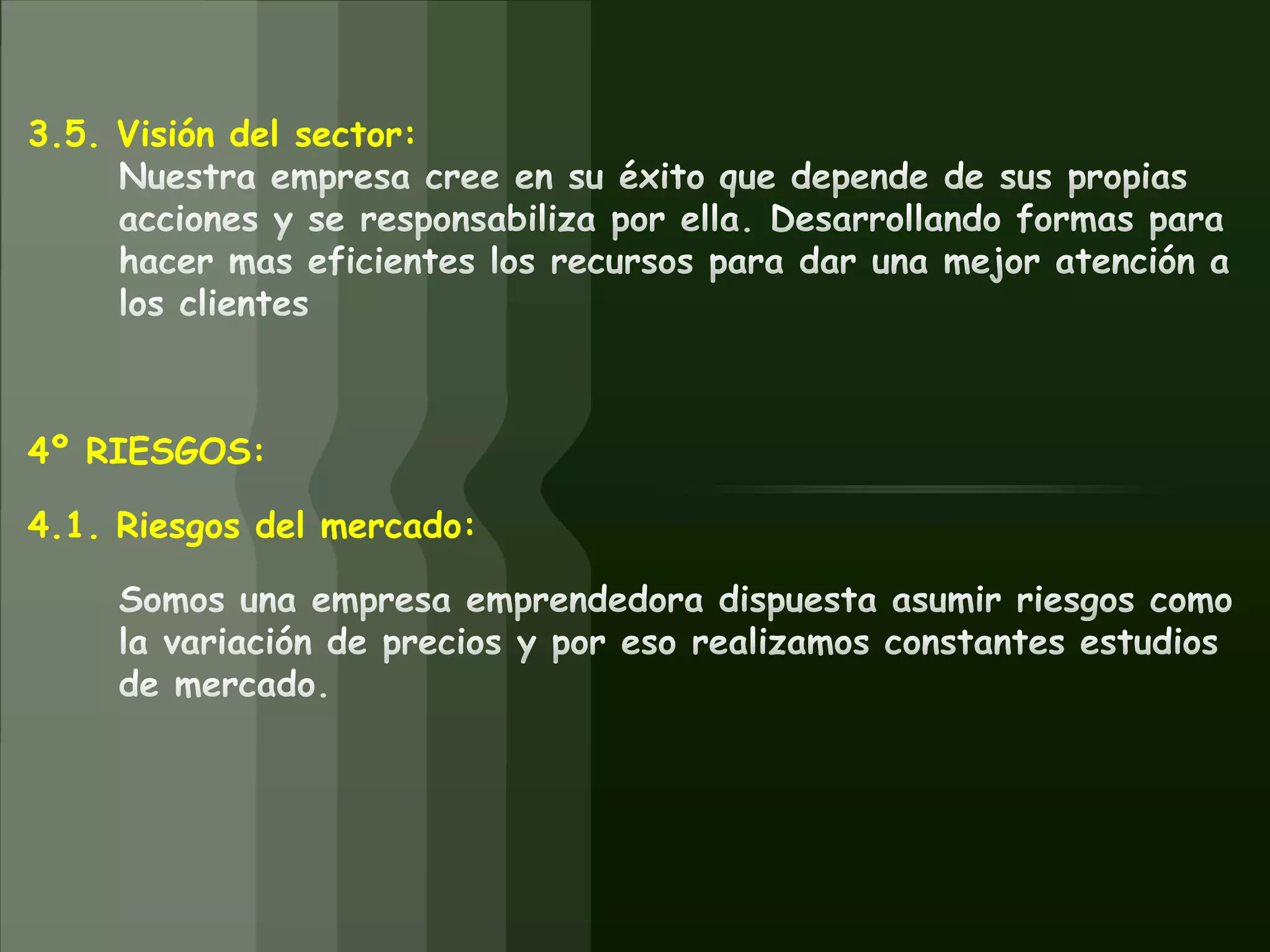 Ofrecer mejor garantía en nuestros productos: