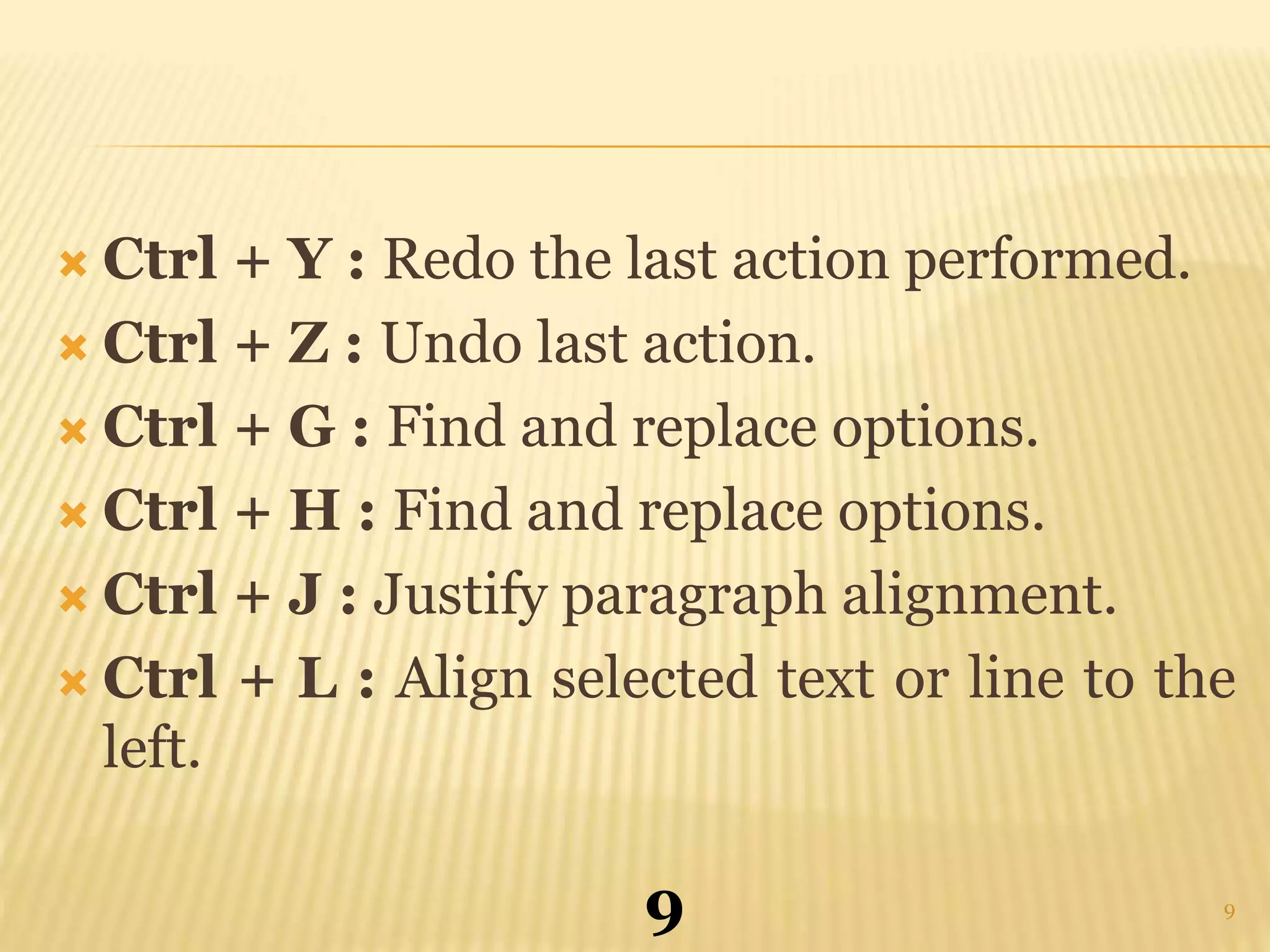 Computer shortcut keys | PPTX