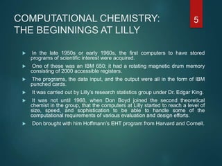 Computers in pharmaceutical research and development | PPTX