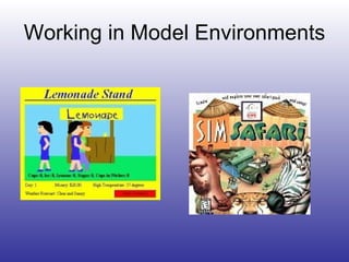 Working in Model Environments 