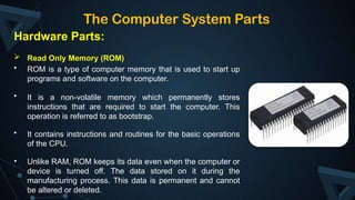 Rom Computer Component Computer Skills - 1.pptx first lecture in IT | PPTX