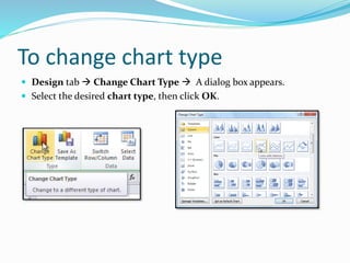Computer skills excel2010 5