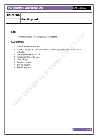 Lab.code Picture Editing Computer skills for web designing and video editing_Lab Manual.pdf