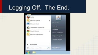 Logging Off. The End.

 