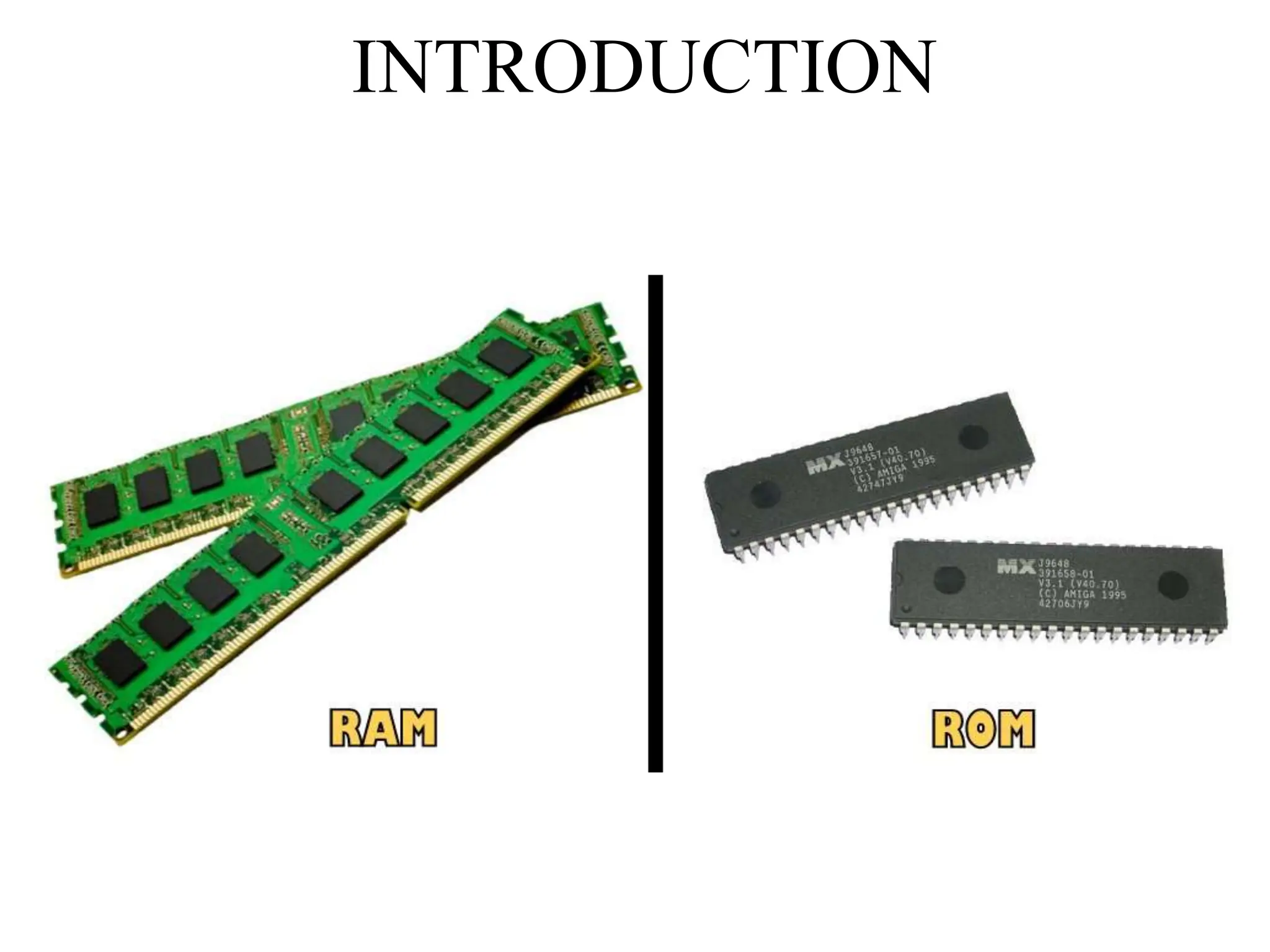 Introduction to COMPUTER’S MEMORY RAM and ROM | PPTX