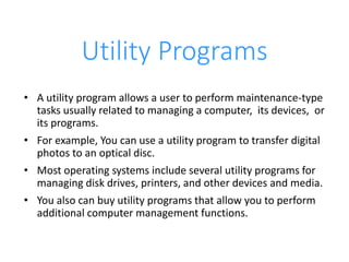 Computer Software And its types | PPTX