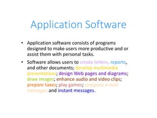 Computer Software And its types | PPTX