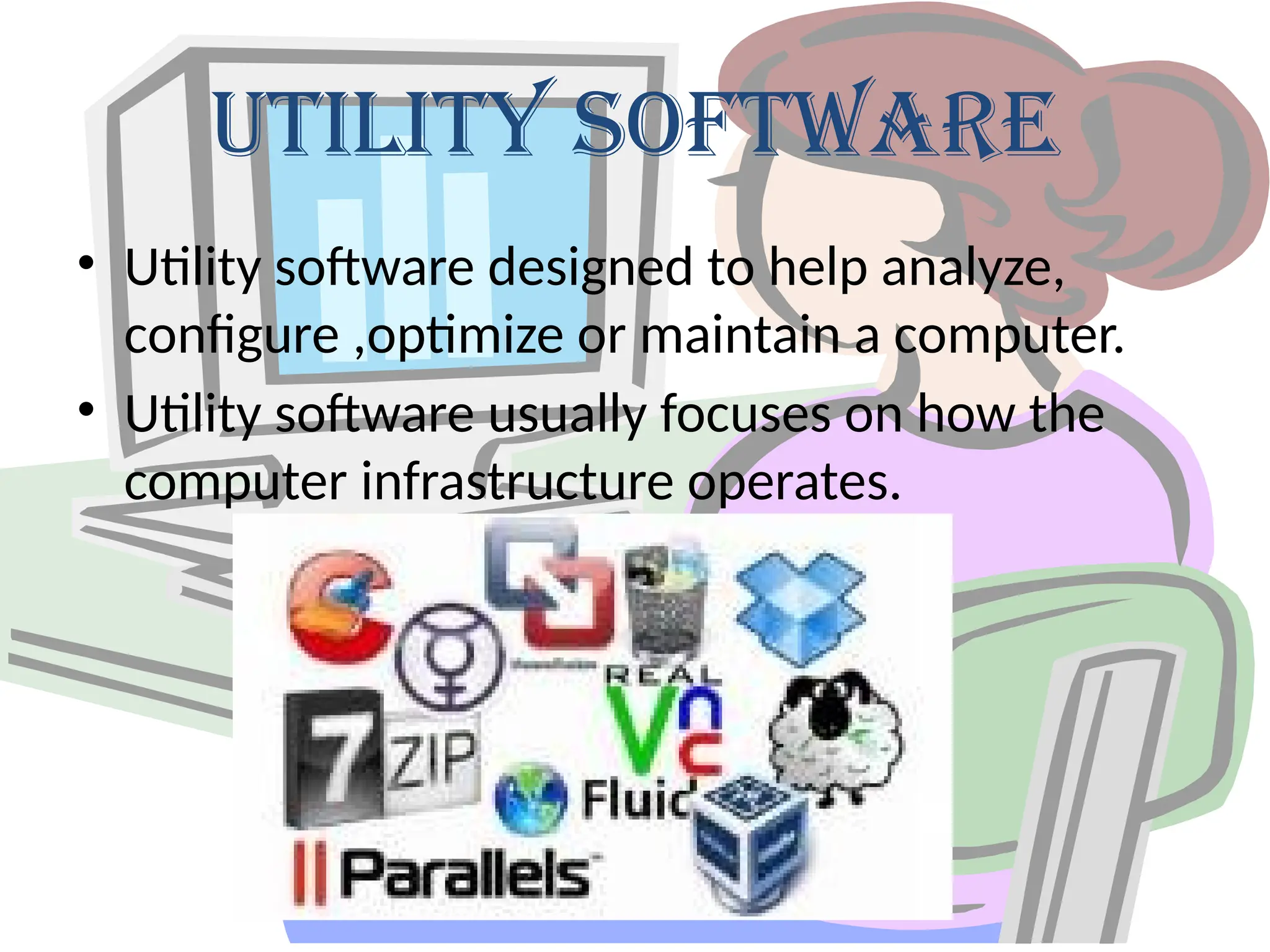 Utility Software In Computer Computer Software and its type category types | PPTX