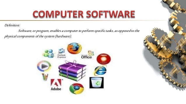 computer software definition presentation