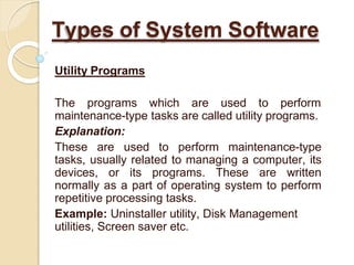 computer software in Computer Fundamentals | PPTX