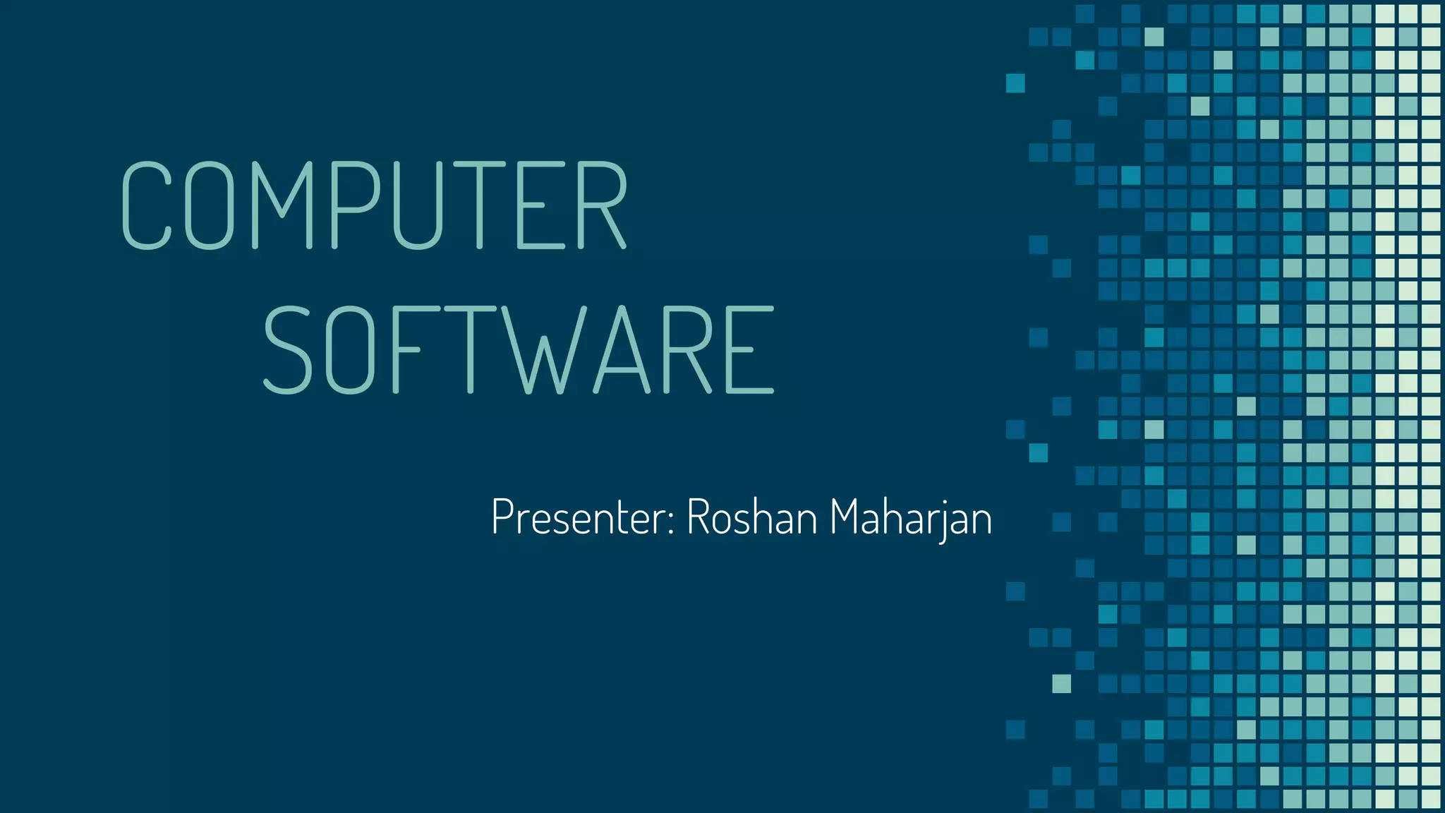 Computer Software | PPT