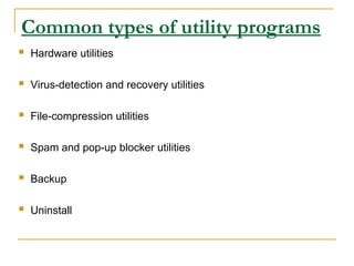 Computer Software | System software | Application software | PPT
