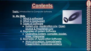 Computer software | PPTX