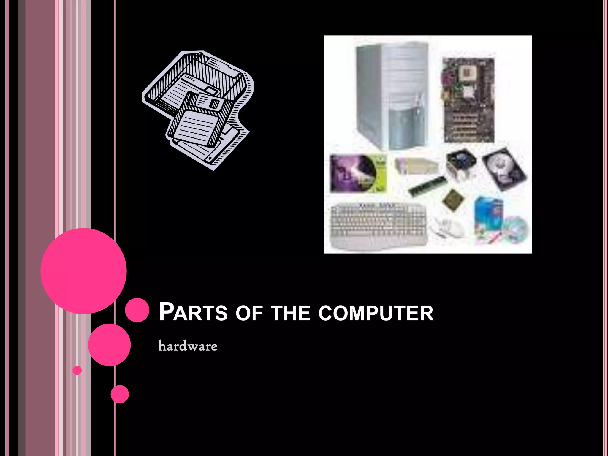 Parts of the computerhardware