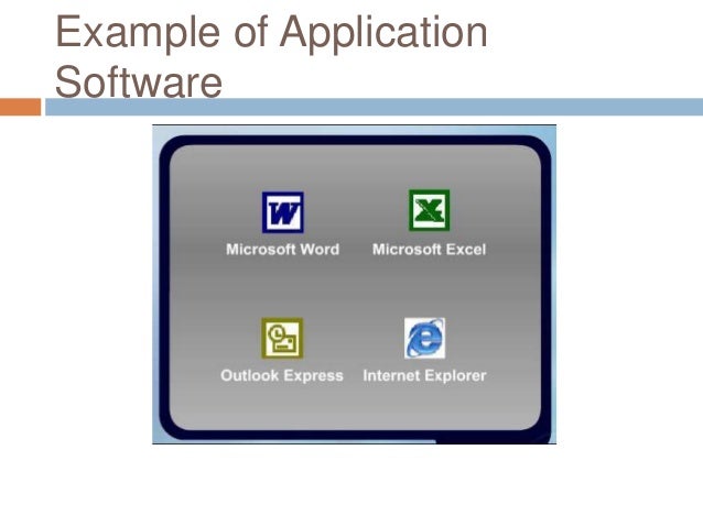 examples of application software