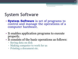 Computer Software & its Types | PPTX | Operating Systems | Computer ...