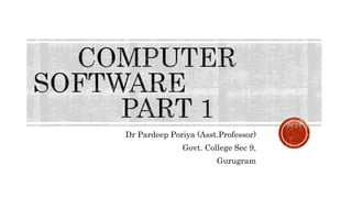 Dr Pardeep Poriya (Asst.Professor)
Govt. College Sec 9,
Gurugram
 