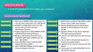 Computer specifications | PPTX
