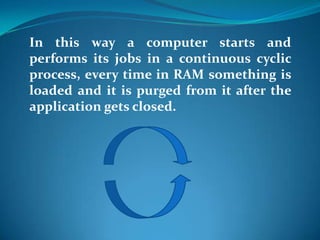 Computer start up process | PPTX | Operating Systems | Computer ...