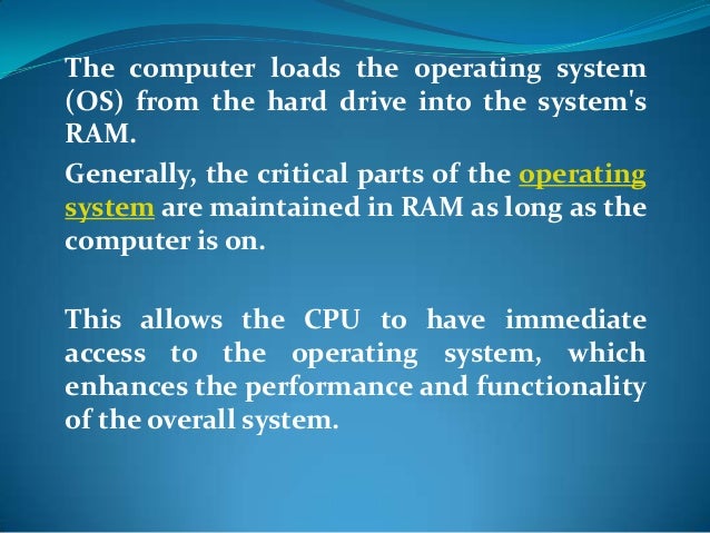 Computer start up process