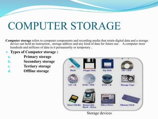 Computer storage & devices | PPT